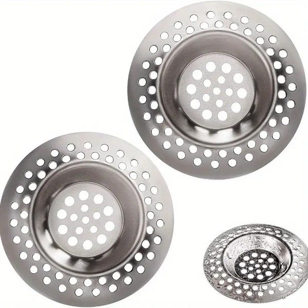 2 Piece Sink Strainer - Stainless Steel Sink Strainer &