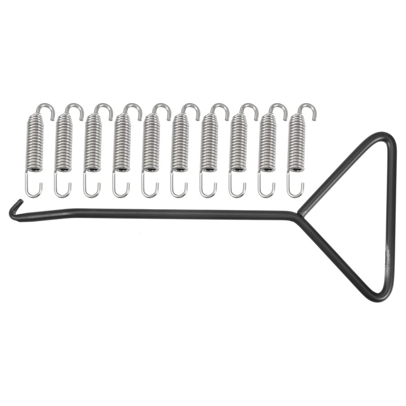QUARKZMAN Pack of 10 Motorcycle Universal Exhaust Pipe Spring with