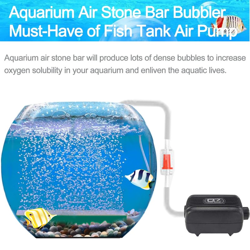 DeKago 5 PCS Aquarium Air Stone Kit 4 Inch Mini