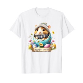 Sparkling Easter Eggs, Hamster Emerges From An Easter Egg T-Shirt