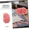DOITOOL 2 Rolls Comfortable Crochet Yarn DIY Doll Crochet Yarn