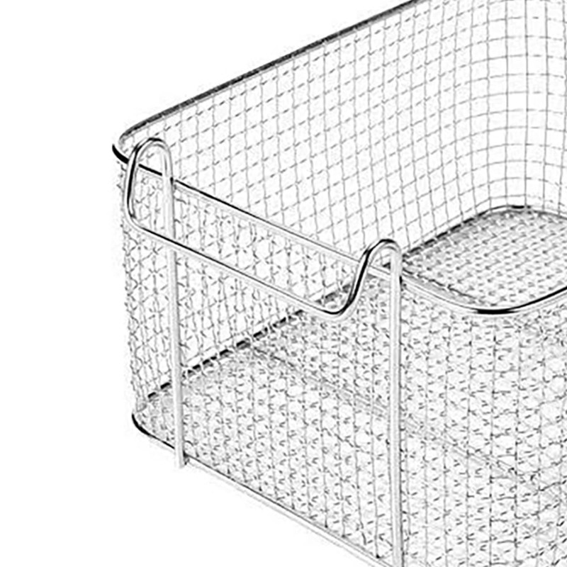 Cesta para Freír conLargo, Cesta de Freidora Eléctrica de Malla