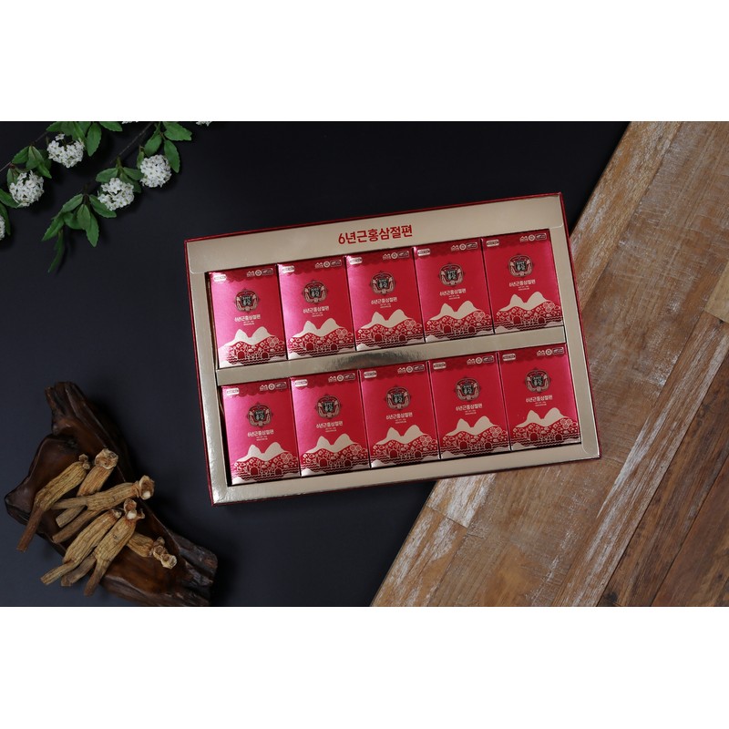 Jaeyoung Red Ginseng 6-year-old red ginseng slices, 20g, 10 packs