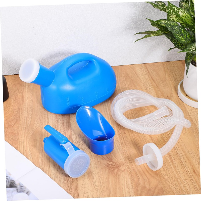 Gatuida Sturdy Women's Urinal Bottle Reusable Portable Pee Container Threaded