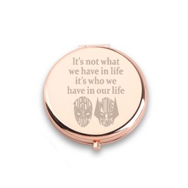 WUSUANED Movie Inspired Makeup Mirror It Who We Have in Our Life Mirror Dead Heroes Gift Movie Character Lover Gift for Comics Fans (Dead Movie Inspired Mirror)