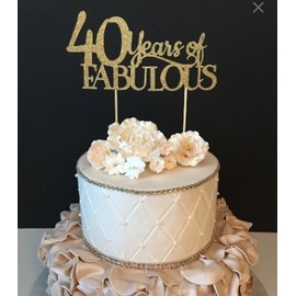 40 años de fabulosa decoración para tarta