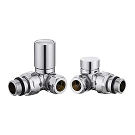 Keenware KRA-003 Radiator & Towel Warmer Valves, Chrome
