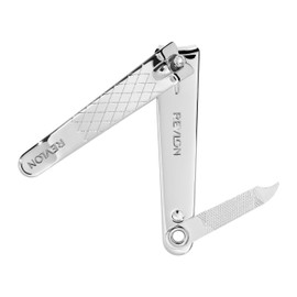 REVLON Revlon Nail Clipper With File, Manicure Care Tool With a Curved Blade for an Accurate Trimming and Grooming, Easy to Use (Pack of 1)