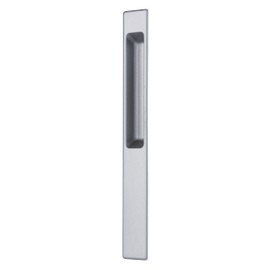 Wright Products - Flush Mounted Sliding Patio Door Latch Set, Aluminum Grey - Replacement Patio and Balcony Door Lock