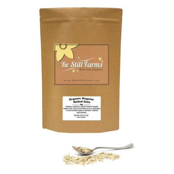 Be Still Farms Organic Regular Rolled Oats (2lb) Old Fashioned