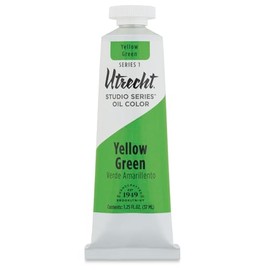 Utrecht Studio Series Oil Paint - Yellow Green, 37 ml, Tube