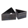 2PCS Triangle Leather Cutter Alloy Steel Hollow Punch Cutter Set