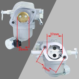 REMEDART 596033 Carburetor Fits for B&S 40U777 40U877 44U577 44U677 44U777 44U877 Replacement for Briggs & Stratton 597128 596375 595321 595216 597126 594207 with Oil Filter Air Filter Fuel Pump