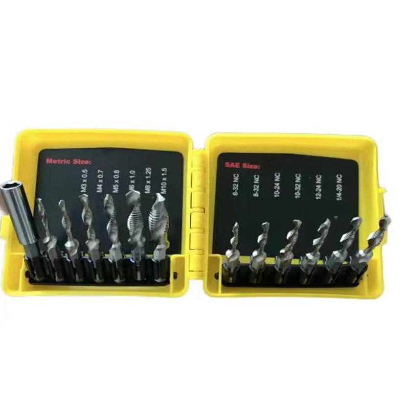 LLDSIMEX 13PCS Combination Drill Tap Bit Set Fit for Screw