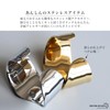 Stainless Steel Wide Bangle Wave Simple Bangle Thick Bone Cuff