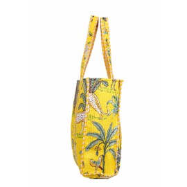 INDACORIFY Wholesale Shopping Bag Beautiful Print Cotton Quilted Market Shopping Grocery Beach Bag Baho Shoulder Bag Gift for Her, pattern-6