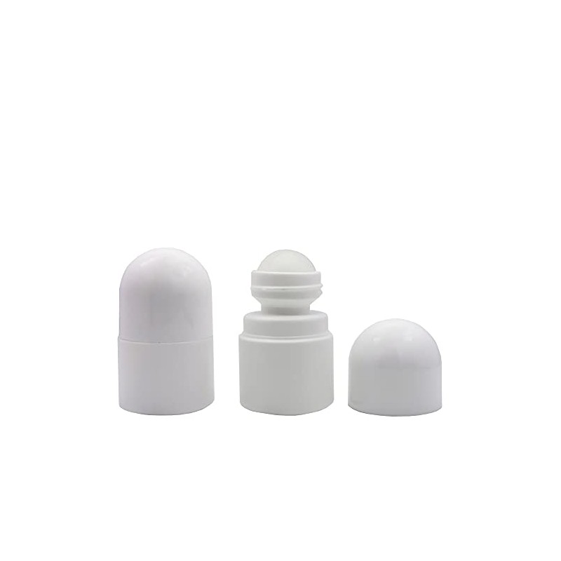 JIHUOO Pack of 6 30 ml Plastic Empty Roller Bottles