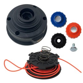 WELURE Trimmer Head with Bump Knob Fit for Ryobi RY28120 Replaces 310643003, 309562005, 309562008, 309562007, 099081003001, LTA-031