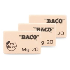 Baco | Goma Migajón Grande Mg-20 - Caja C/20 Gomas Escolares