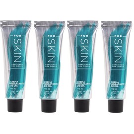 Kit 4 Cremas Hidratantes Faciales de Día con Protector Solar, 2 en 1 Hidratación y Protección, 60 ml                                                  