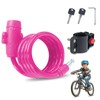 Children's Bicycle Lock, PVC Coating, Children's Bicycle Lock Waterproof and