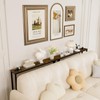 Aduanbang 5.9" Console Table with Outlet – Narrow Sofa Table,