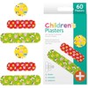 Hithika Kids Plasters 60 Pack, Assorted Sizes & Animal Designs,