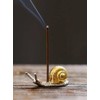 2Pcs Snail Shaped Incense Burner Stick Holder Animal Shaped Home