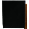 Risedot Black Leather Letter Tray Desk Organizer Document Holder Perfect