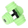 2pcs Floating Dumbbell EVA Thread Design Aquatic Exercise Dumbbell for