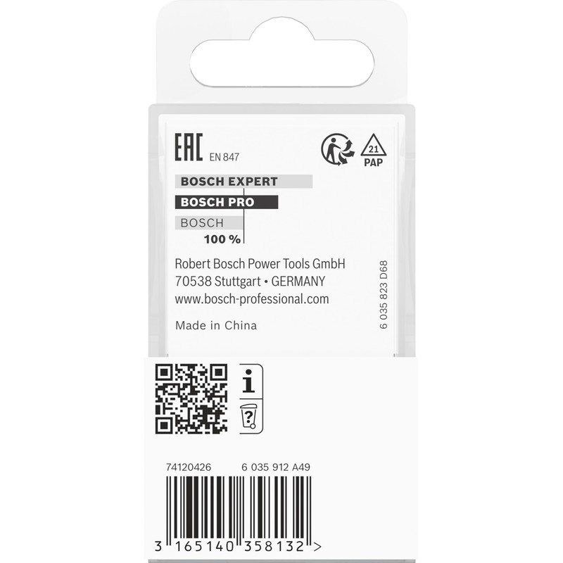 Bosch 608 628 352 8 Chamfer/ Laminate Bit 8 mm,