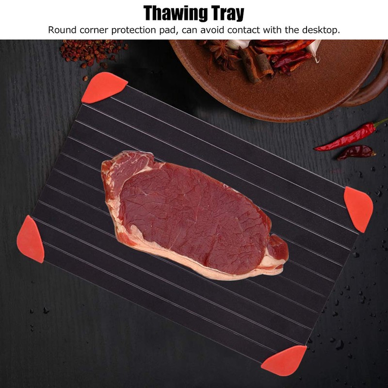 Defrosting Plate, Non-Stick Coating 11.6 x 8.2 x 0.1 Inch