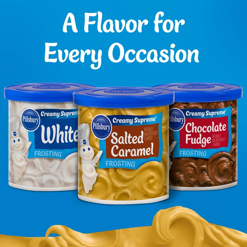 Pillsbury Creamy Supreme Salted Caramel Frosting, 16 Oz