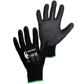 CXS Brita Work Gloves, Ideal for Gardening, Fine and Finishing Work, Warehouse, Workshop, Car Service, Assembly Work, black