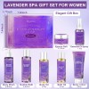 DOYEEWO Lavender Spa Gift Set 7 Piece Bath Essentials Relaxation