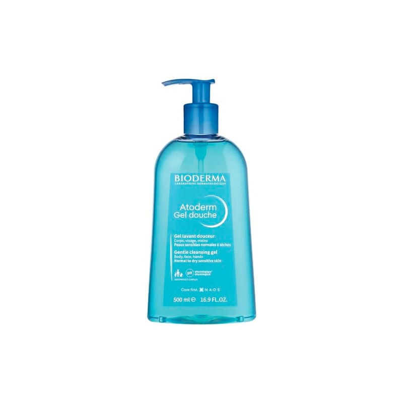 Bioderma Atoderm Gel Hidratante de Ducha 16.7 Fl Oz