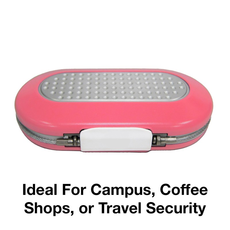 Master Lock Pink Portable Small Lock Box, Set Your Own