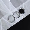 SCHOAL Curtains with Eyelets, Transparent Curtains, Voile Curtain, Window Curtain,