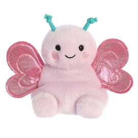 Aurora® Adorable Palm Pals™ Petunia Butterfly™ Stuffed Animal - Fun Collectible Plush for Kids and Adult Collectors - Perfect for Decorating Rooms and Birthday Gifts - Pink 6.5 Inches