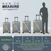 Luckiplus Spandex Suitcase Luggage Suitcase Cover Fits 18"-32" Luggage, Reflective