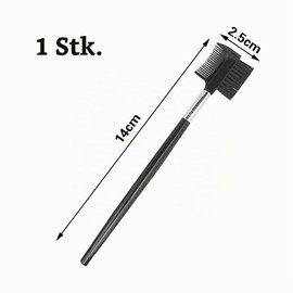 1 eyelash comb and brow brush, eyebrow comb, eyebrow brush