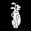 Golf Bag & Clubs Metal Cutting Die – Golfing Silhouette