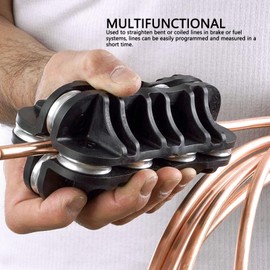 Pipe Smoother, 10 mm Hand Pipe Smoother, Roller Straightening Tool, Hand Pipe Smoother for Brake Lines, Copper, Aluminium, Stainless Steel Pipe