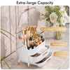 NestOrganix Makeup Organizer Skincare Organizers - Cosmetic Display Cases with