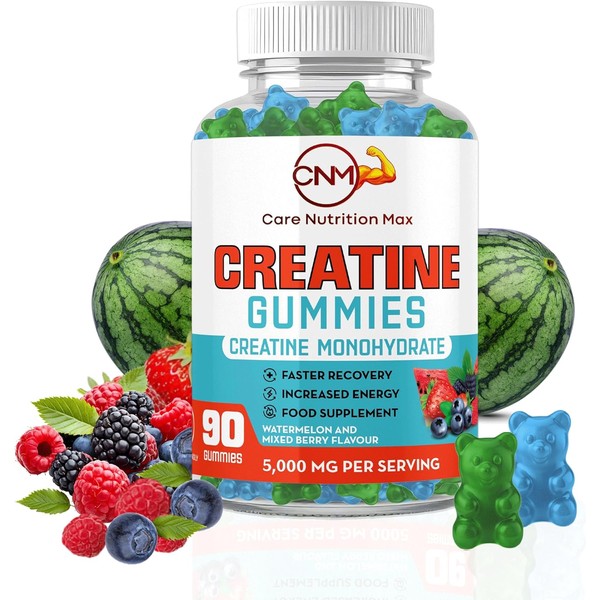 Creatine Gummies - 5000mg - Creatine Monohydrate - Mixed Berry