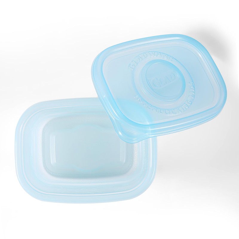 Glad GladWare Freezerware Food Storage Containers - Small Rectangle -