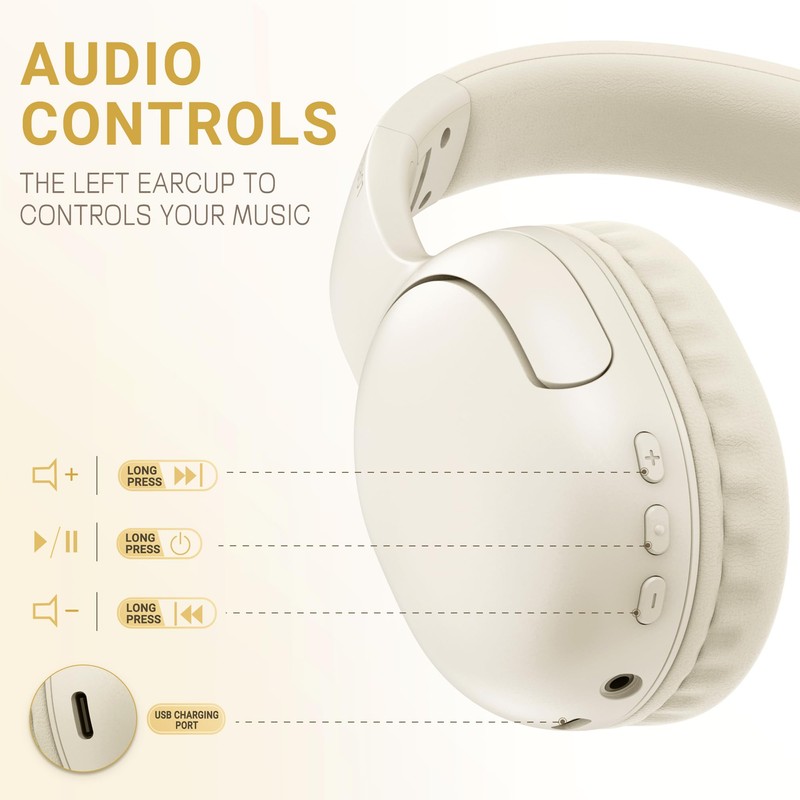LORELEI B-E5 - Auriculares Bluetooth para niños, auriculares inalámbricos para