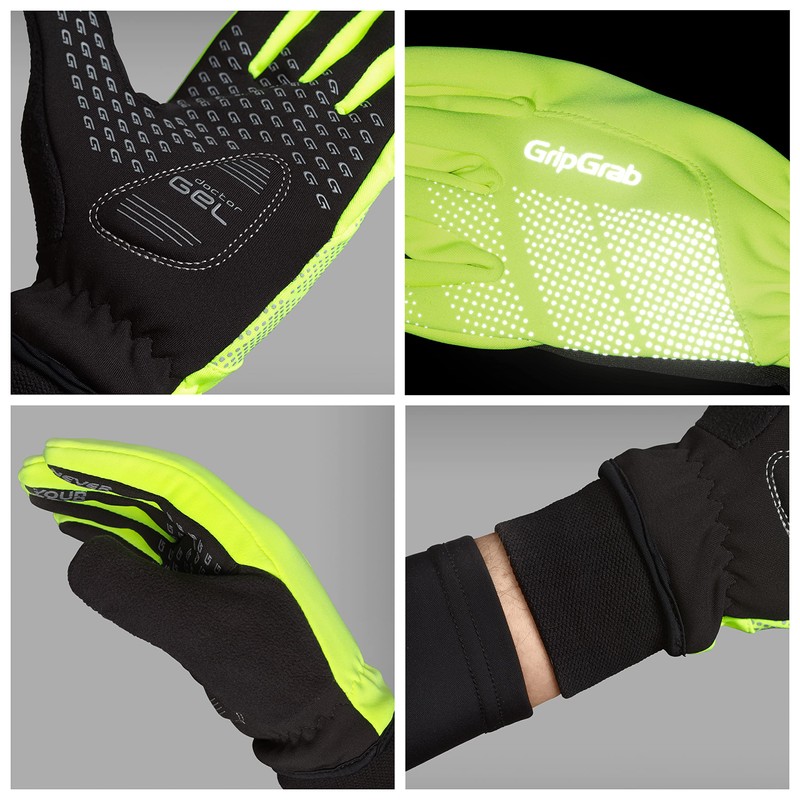 GripGrab RIDE Windproof Winter Cycling Gloves Thermal Full Finger Padded