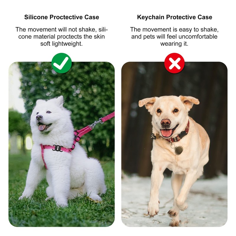 for Airtag Dog Collar Holder, Air Tag Protective Cat Airtag