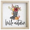 Simply Said, INC Rustic Frames Fall Wall Art - Hello
